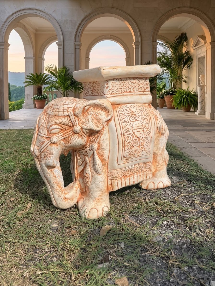 Elephant sculptures